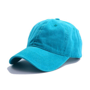 Washed baseball cap-Lake Blue / Adjustable