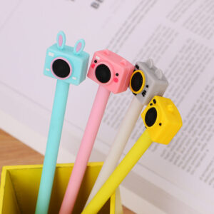 7515535330_708632043 Wholesale Plastic Cartoon Camera Shape Ballpoint Pen