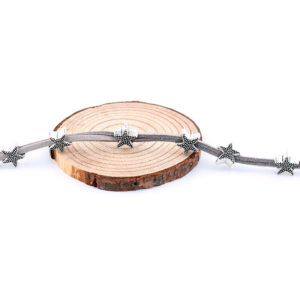 DIY Ancient Silver Starfish Cord Grey Tying Rope