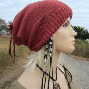 DIY ancient silver flower Rune velvet rope gray tie rope