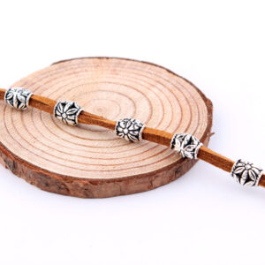 DIY Ancient Silver Flower Rune Cashmere Rope