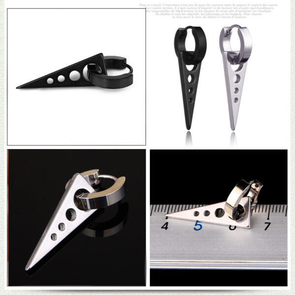 7570897380_717907535-1 Wholesale Titanium Punk Triangle Earrings