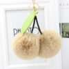 Wholesale Cherry Fur Balls Keychains
