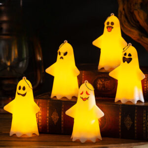 Wholesale Halloween LED Ghost Decoration Plastic Ornaments