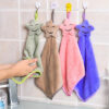 Wholesale Star Coral Fleece Hand Towel Pentagram Dishcloth