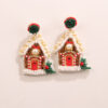 Wholesale Handmade Creative Christmas Rice Bead Earrings and Earrings
