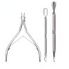 Wholesale Stainless Steel Manicure Peeling Tools Three-piece Set