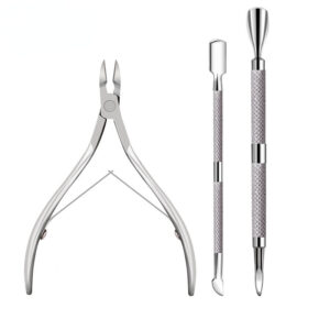 Wholesale Stainless Steel Manicure Peeling Tools Three-piece Set