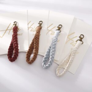 Wholesale Hand Woven Cotton Wristband Pastoral Keychain