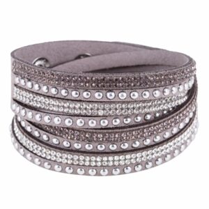 8144589436_609011698 Wholesale Multi-layer Winding Diamond Inlaid Alloy Bracelets