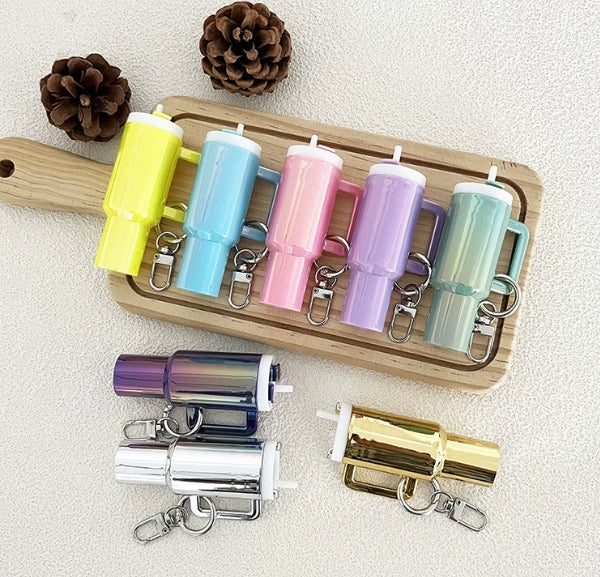 Wholesale Colorful New Mini Tumbler Cup Keychains