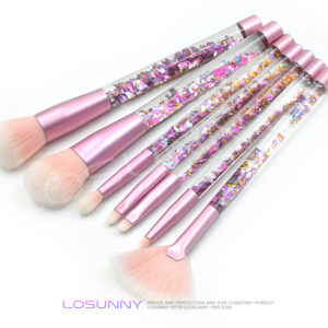 Red debris quicksand handle-pink hair [liquid handle] 100% no oil leakage-[including transparent PVC bag]