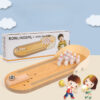 Wholesale of Early Childhood Education Wooden Mini Version Bowling Children's Puzzle Toys