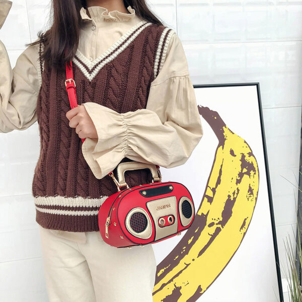 Wholesale PU Cartoon Radio Bag