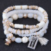 Wholesale Crystal Beads Alloy Bracelet