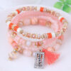 Wholesale Crystal Beads Alloy Bracelet
