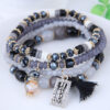 Wholesale Crystal Beads Alloy Bracelet