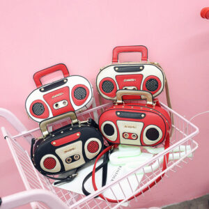 Wholesale PU Cartoon Radio Bag