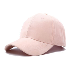 Suede baseball cap-light powder / Adjustable