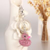 8581246339_1411735 Wholesale Little Duck Crystal Full Diamond Metal Keychain