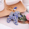 Wholesale Diamond Dog Keychain