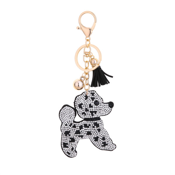 Wholesale Diamond Dog Keychain