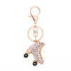 Wholesale Rhinestone Cute Skates Keychain
