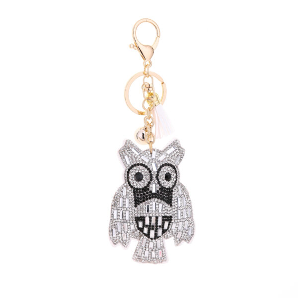 Wholesale Diamond Owl Keychain