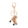 Wholesale Rhinestone Cute Skates Keychain