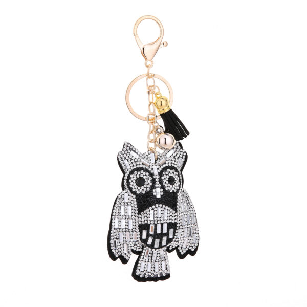 Wholesale Diamond Owl Keychain