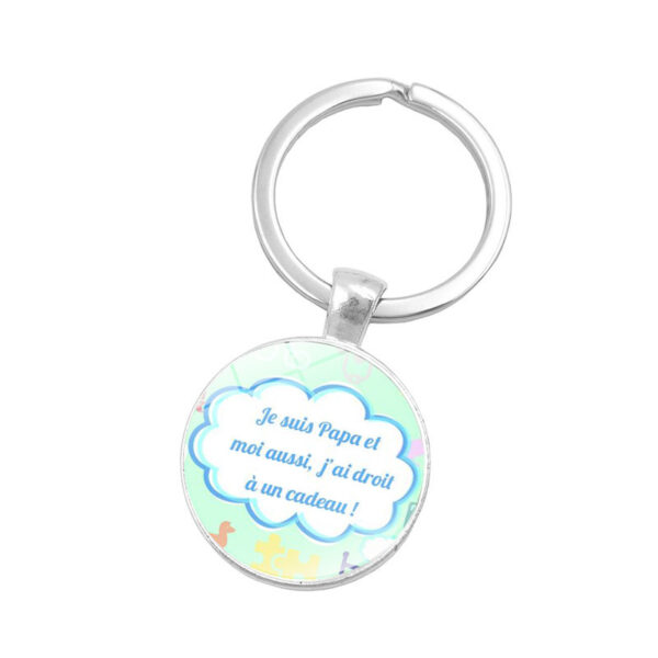 Wholesale Father's Day Zinc Alloy Keychain