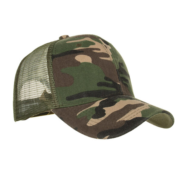 8648710878_2040267171 Wholesale Camouflage Mesh Breathable Sunshade Outdoor Baseball Cap