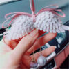 Wholesale Angel Wings Car Expanded Fragrant Stone Pendant