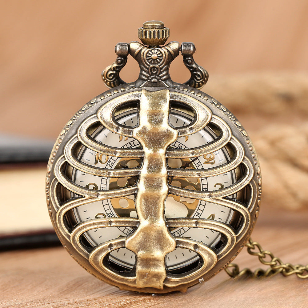 Wholesale Hollow Bone Vintage Necklace Alloy cket Watch