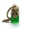 Wholesale Gothic Vintage Blood Bottle Halloween Alloy Keychain