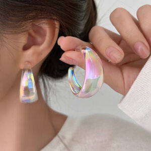 Wholesale Colorful Plastic Earrings