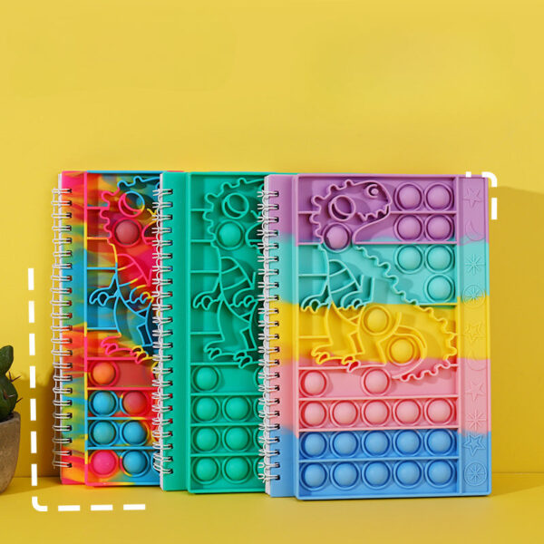 870398bb72fd304c54ed7104e0d74b27 Wholesale Dinosaur Silicone Pressure Reducing Press Bubble Notes