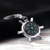 Wholesale Zinc Alloy Rudder Compass Car Keychains