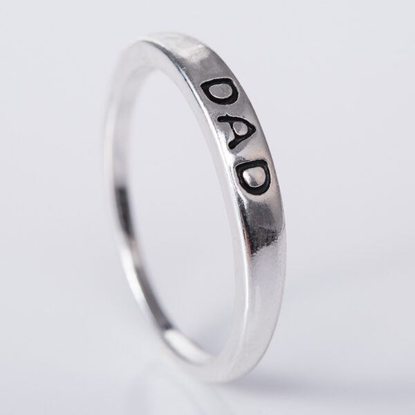 Wholesale MOM Mother DAD Alloy Ring