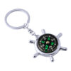Wholesale Zinc Alloy Rudder Compass Car Keychains