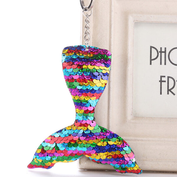 Wholesale Sequin Mermaid Keychain