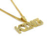 Wholesale Hip Hop King Letter Alloy Necklace
