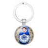 Wholesale Glass Matryoshka Pendant Alloy Creative Keychain