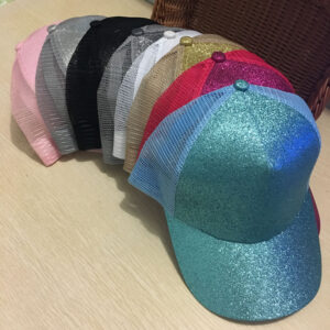 Wholesale Sequin Acrylic Baseball Cap