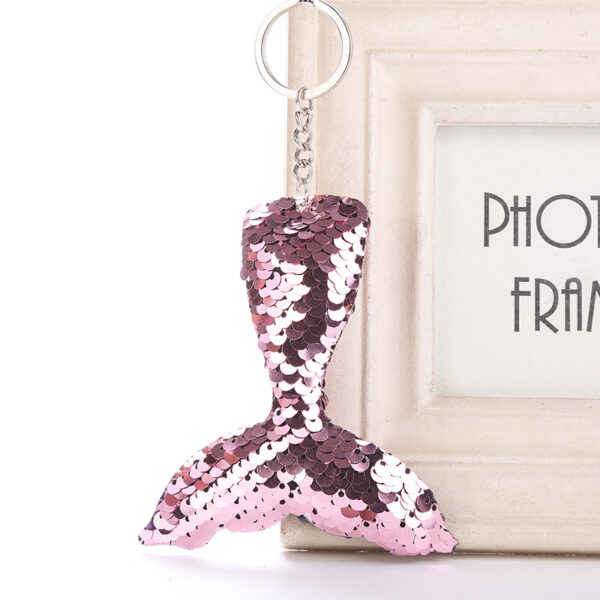 Wholesale Sequin Mermaid Keychain