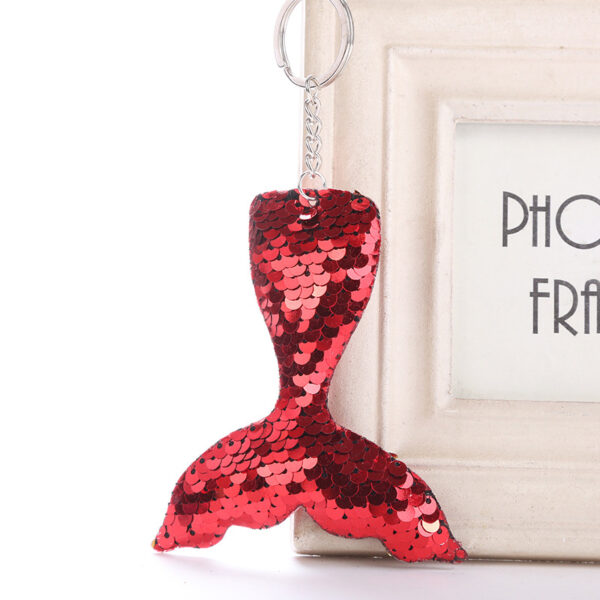 Wholesale Sequin Mermaid Keychain