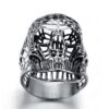 8761191361_1285024043 Wholesale Hollow Mesh Skull Metal Ring