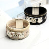 Wholesale Bohemian Owl Leather Bracelet