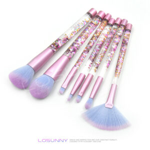 Red debris quicksand handle-blue and pink hair [liquid handle] 100% no oil leakage-[including transparent PVC bag]