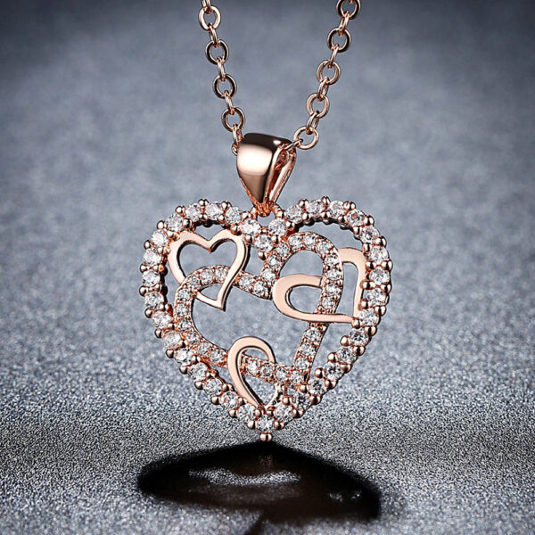 Wholesale Love Heart Copper Necklaces